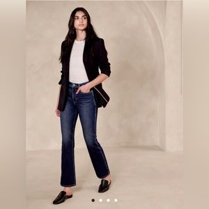 NWOT Banana Republic, high-rise cropped denim 30 Long